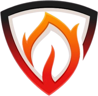 Uni Pro flame and shield mark