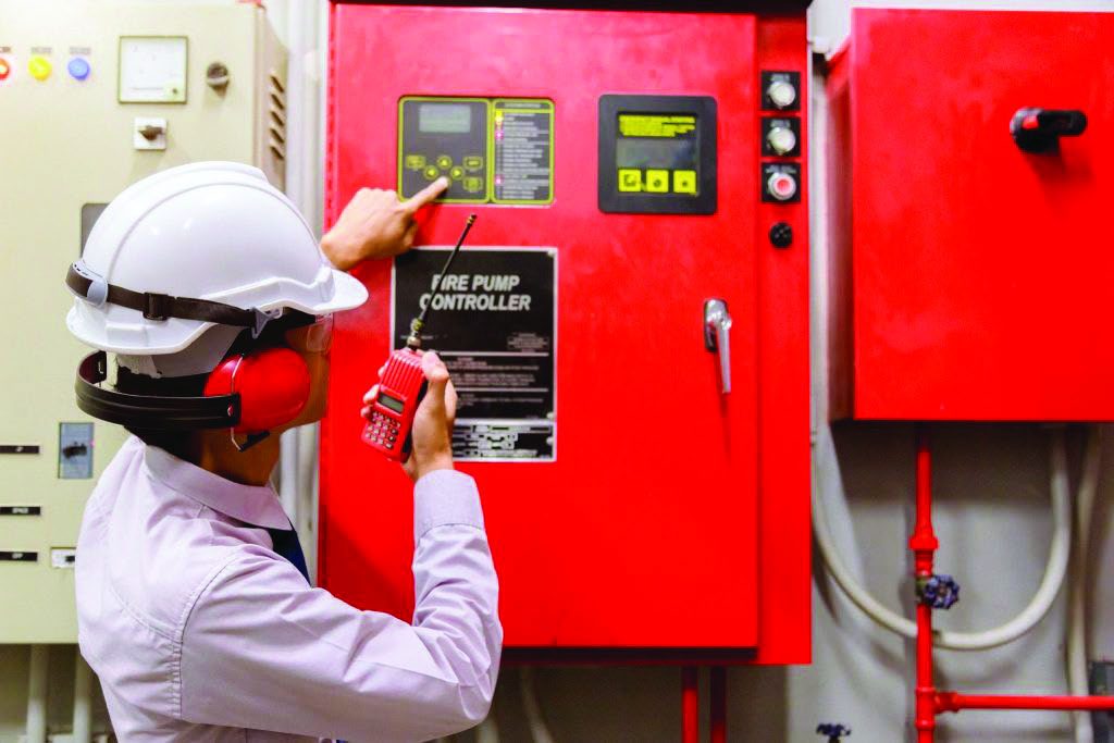 Fire pump controller panel